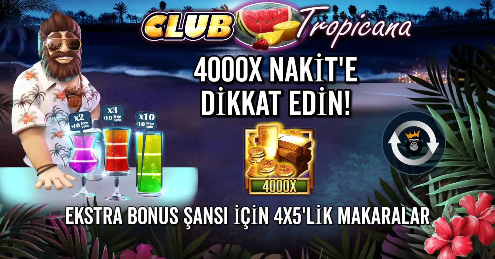 4000x nakit ödül fırsatlarıyla ekstra bonus şansı sunan oyun